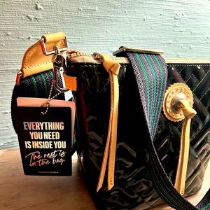 Consuela Inked wedge purse NWT